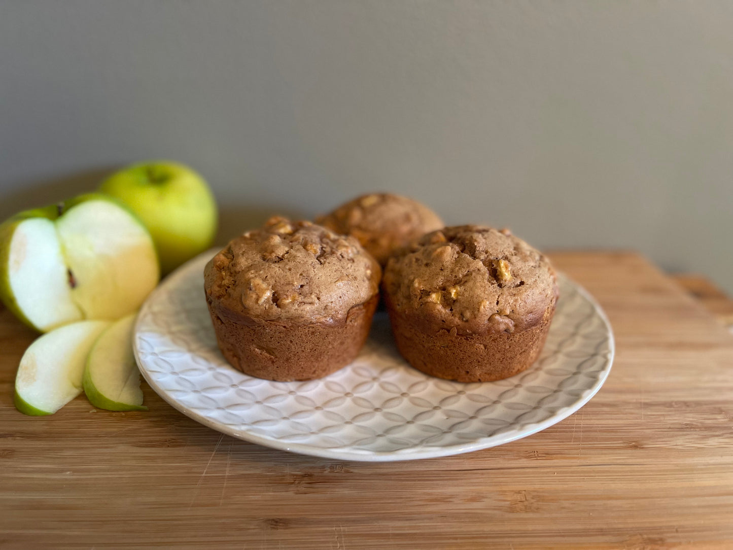 Cinnamon Apple Sourdough Muffins